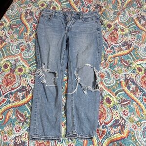 American Eagle Outfitters Distressed Blue Jeans
